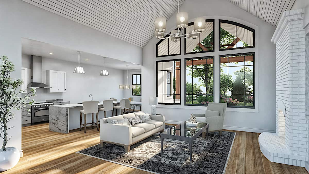 Family Room of this 5-Bedroom,3154 Sq Ft Plan -198-1160