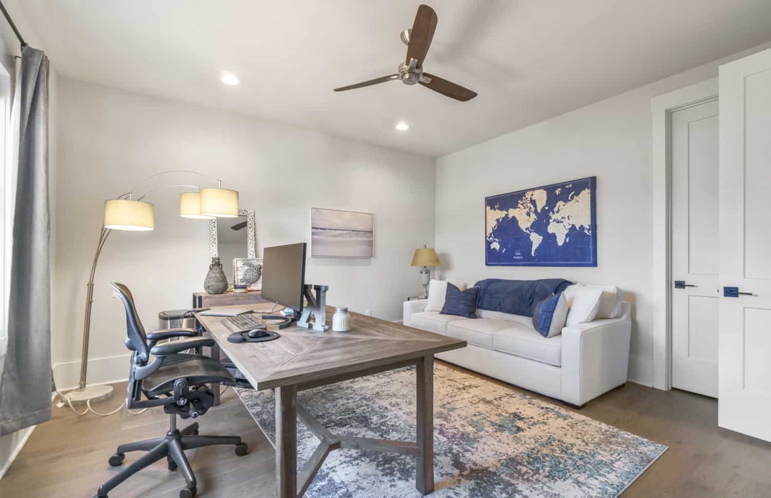 Home Office: Library of this 4-Bedroom,3334 Sq Ft Plan -198-1163