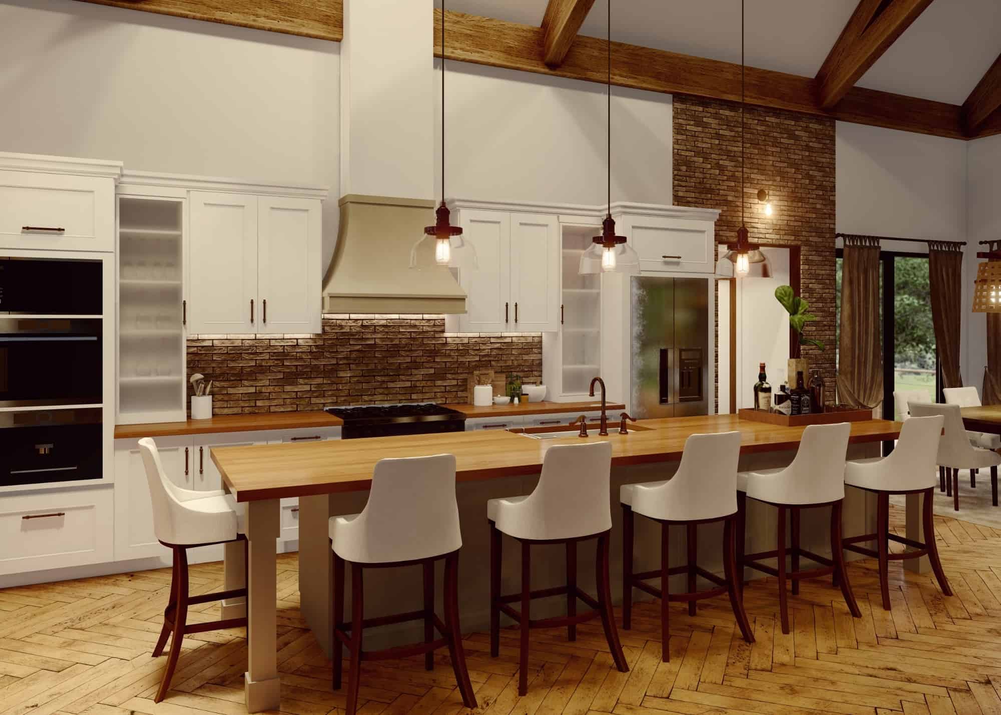 Kitchen of this 3-Bedroom, 2142 Sq Ft Plan - 198-1165