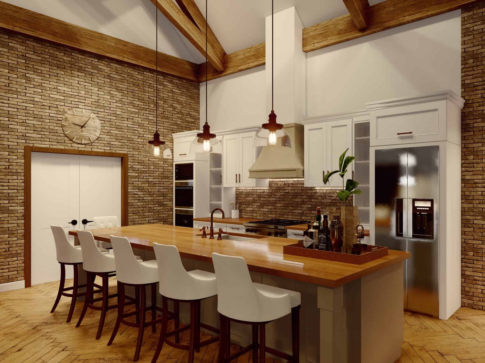 Kitchen of this 3-Bedroom, 2142 Sq Ft Plan - 198-1165
