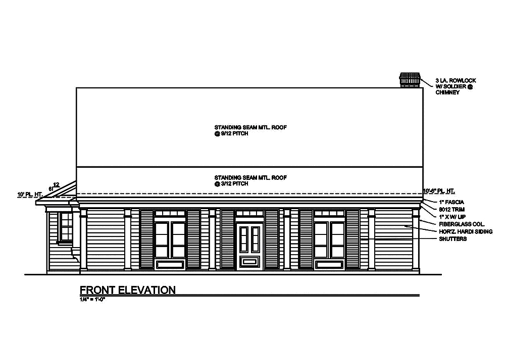 Home Plan Front Elevation of this 2-Bedroom,2191 Sq Ft Plan -199-1008