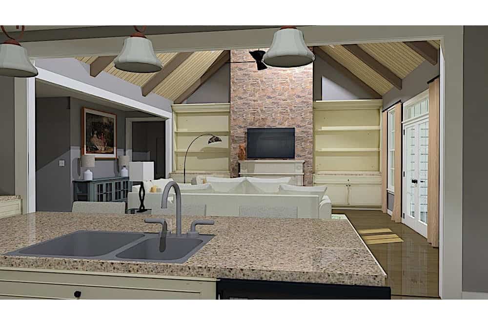 Great Room of this 3-Bedroom, 3280 Sq Ft Plan - 201-1005