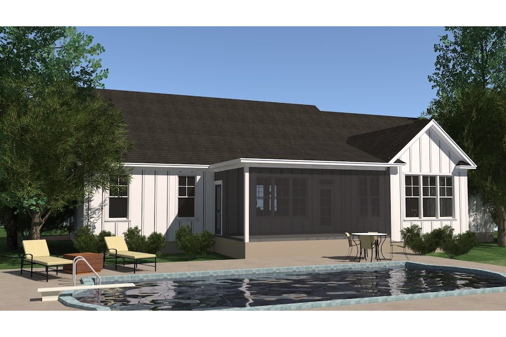 Pool of this 4-Bedroom, 2995 Sq Ft Plan - 201-1008