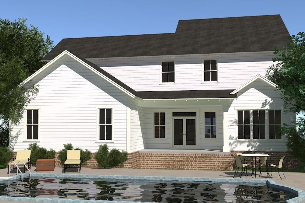 Pool of this 4-Bedroom, 3287 Sq Ft Plan - 201-1009