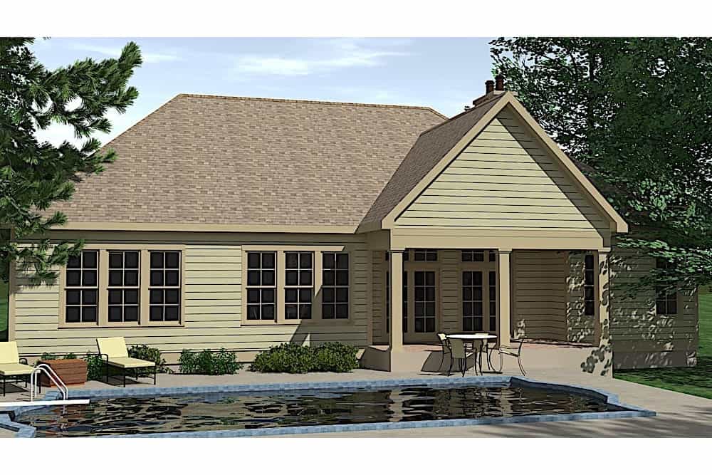 Pool of this 3-Bedroom, 2527 Sq Ft Plan - 201-1012