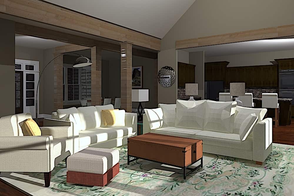 Great Room of this 3-Bedroom, 3742 Sq Ft Plan - 201-1016