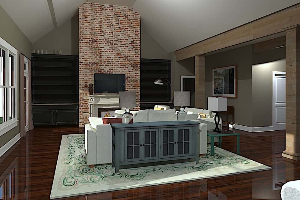 Great Room of this 3-Bedroom, 3742 Sq Ft Plan - 201-1016