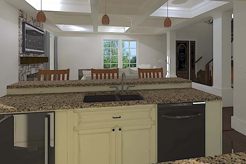 Great Room of this 4-Bedroom, 2996 Sq Ft Plan - 201-1017