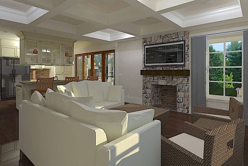 Great Room of this 4-Bedroom, 2996 Sq Ft Plan - 201-1017