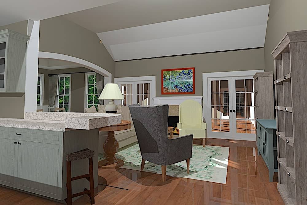 Great Room of this 5-Bedroom, 2734 Sq Ft Plan - 201-1018