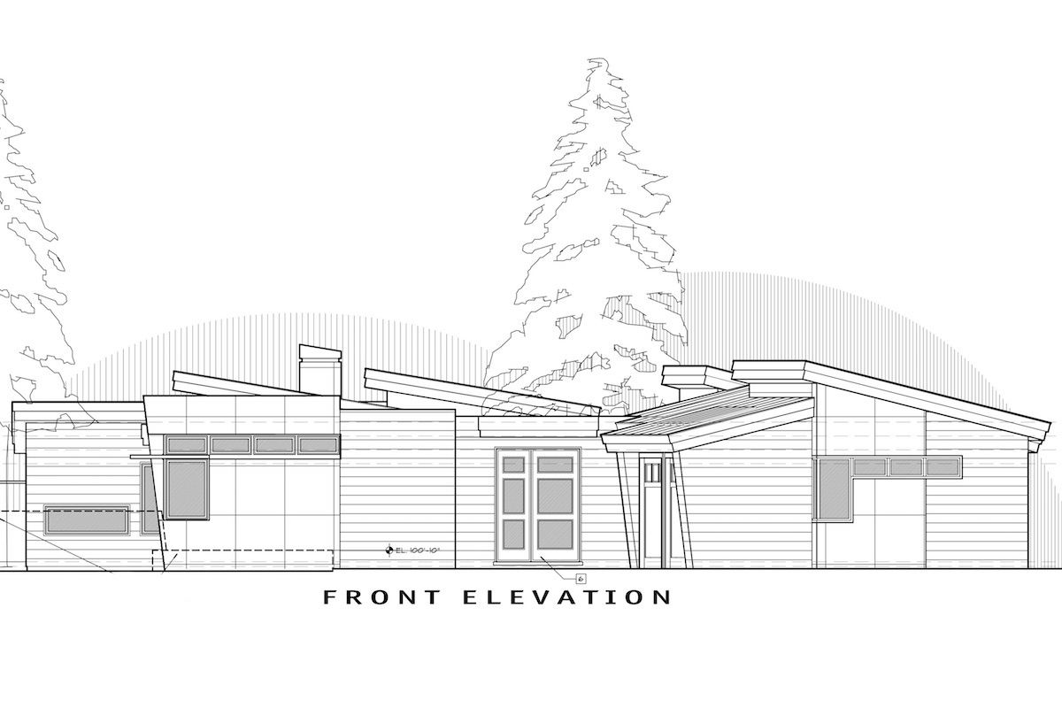 Home Plan Front Elevation of this 2-Bedroom,2331 Sq Ft Plan -202-1011