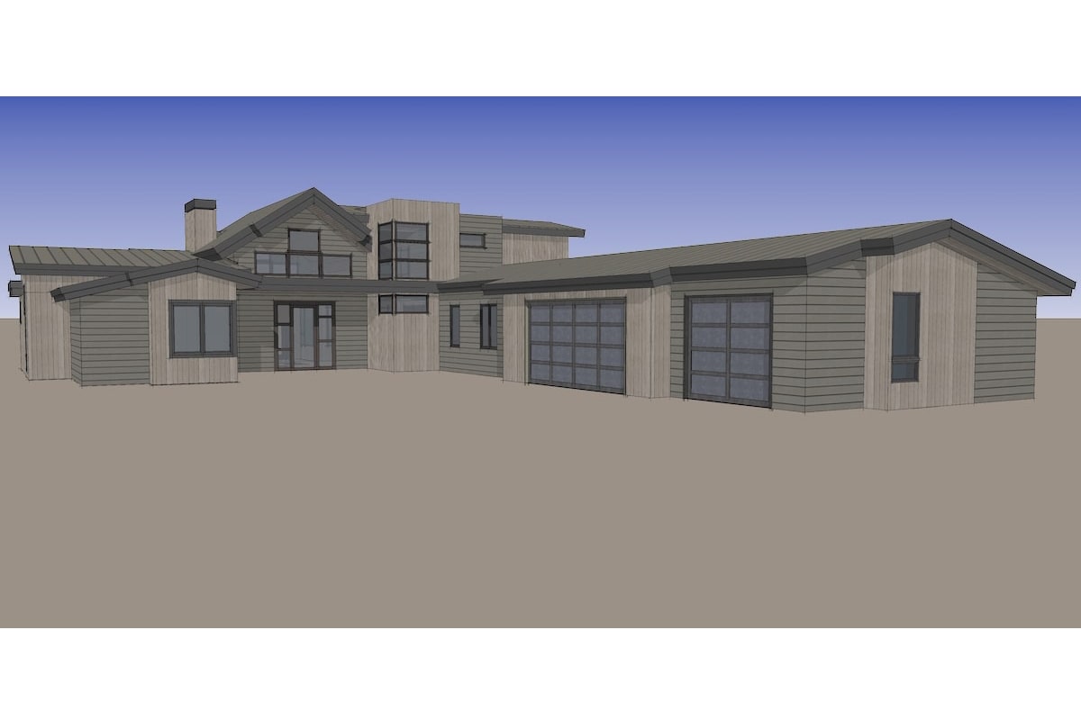 Front View of this 5-Bedroom, 3275 Sq Ft Plan - 202-1019