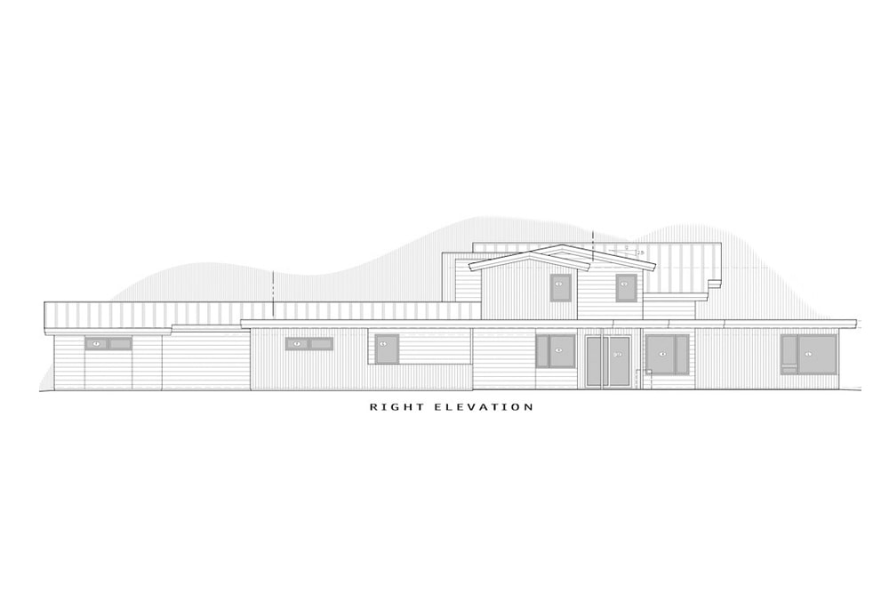 Home Plan Right Elevation of this 5-Bedroom,3275 Sq Ft Plan -202-1019