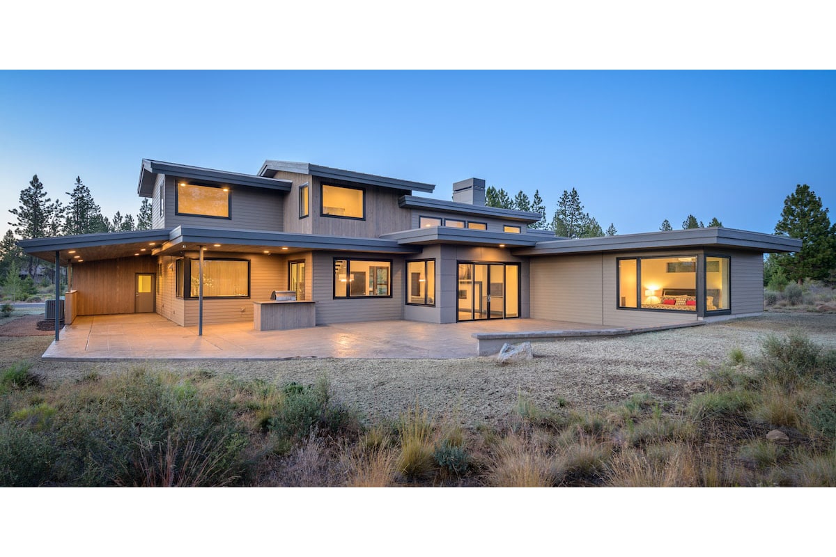 Rear View of this 5-Bedroom,3217 Sq Ft Plan -3217