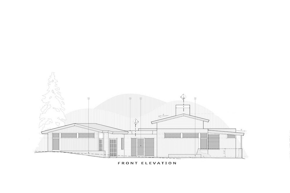 Home Plan Front Elevation of this 3-Bedroom,2818 Sq Ft Plan -202-1023