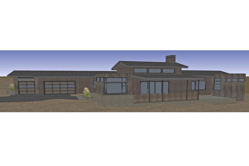 Aerial View of this 3-Bedroom, 2818 Sq Ft Plan - 202-1023