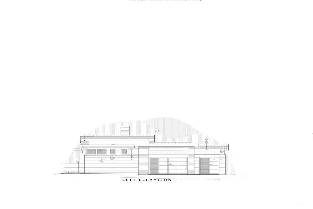 Home Plan Left Elevation of this 3-Bedroom,3586 Sq Ft Plan -202-1026