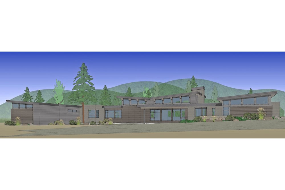 Front View of this 3-Bedroom, 3586 Sq Ft Plan - 202-1026