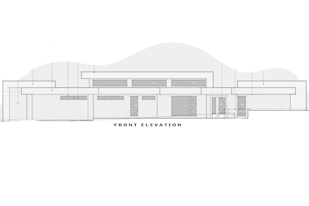 Home Plan Front Elevation of this 3-Bedroom,3665 Sq Ft Plan -202-1027