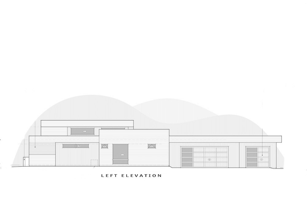 Home Plan Left Elevation of this 3-Bedroom,3665 Sq Ft Plan -202-1027