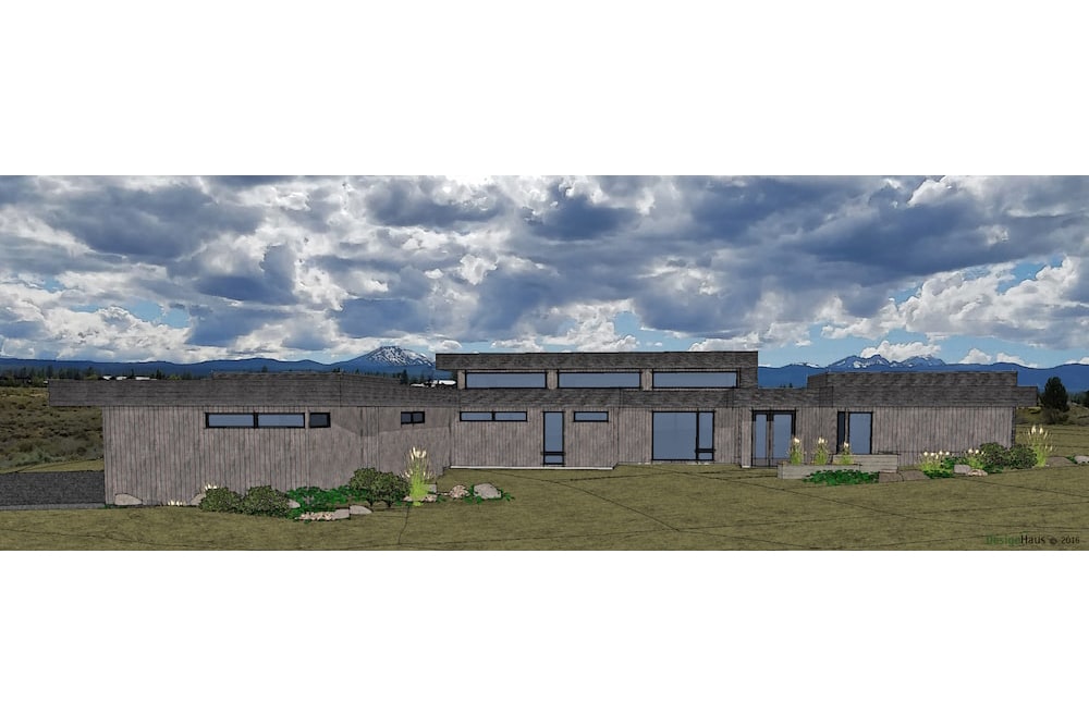 Side View of this 3-Bedroom, 3665 Sq Ft Plan - 202-1027