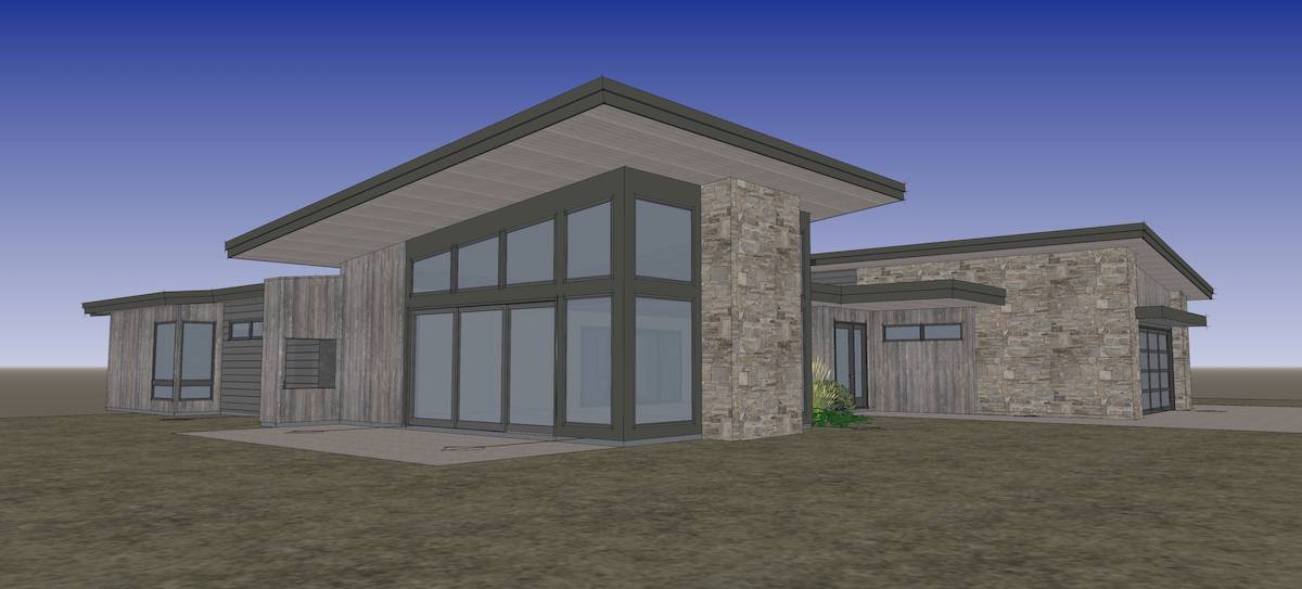 Left Side View of this 3-Bedroom, 3338 Sq Ft Plan - 202-1029