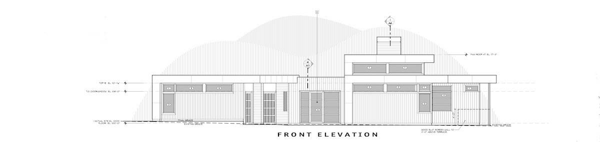 Home Plan Front Elevation of this 3-Bedroom,2818 Sq Ft Plan -202-1030