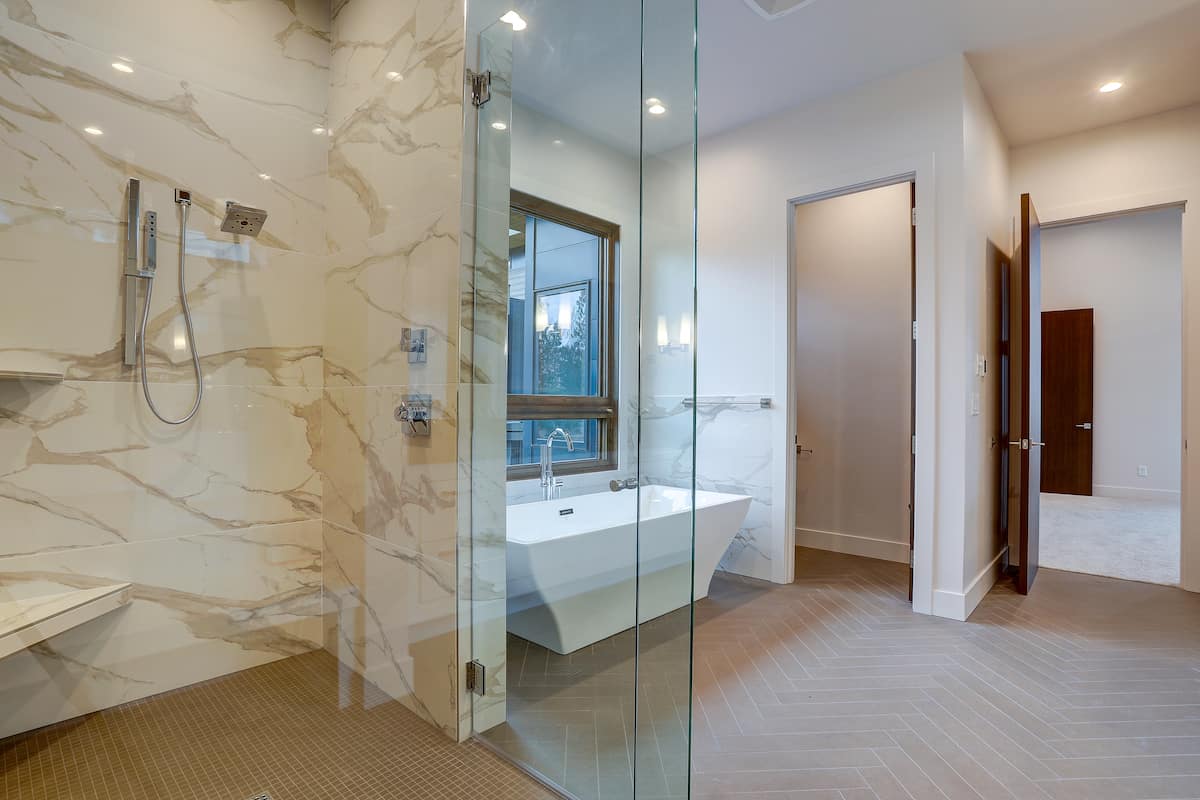 Master Bathroom: Shower of this 4-Bedroom,3837 Sq Ft Plan -202-1031