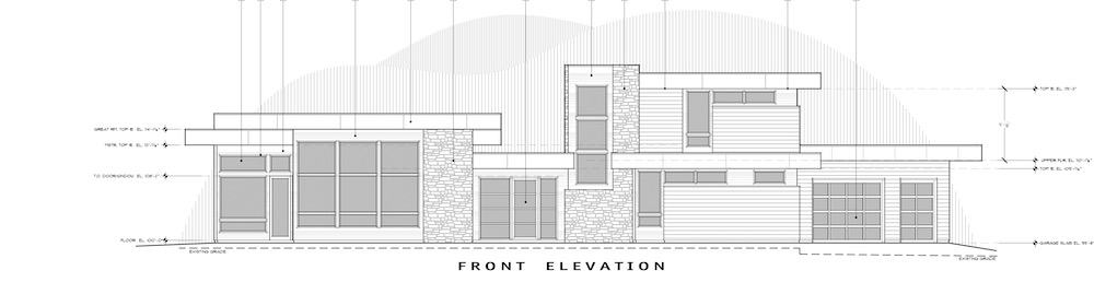 Home Plan Front Elevation of this 4-Bedroom,3837 Sq Ft Plan -202-1031