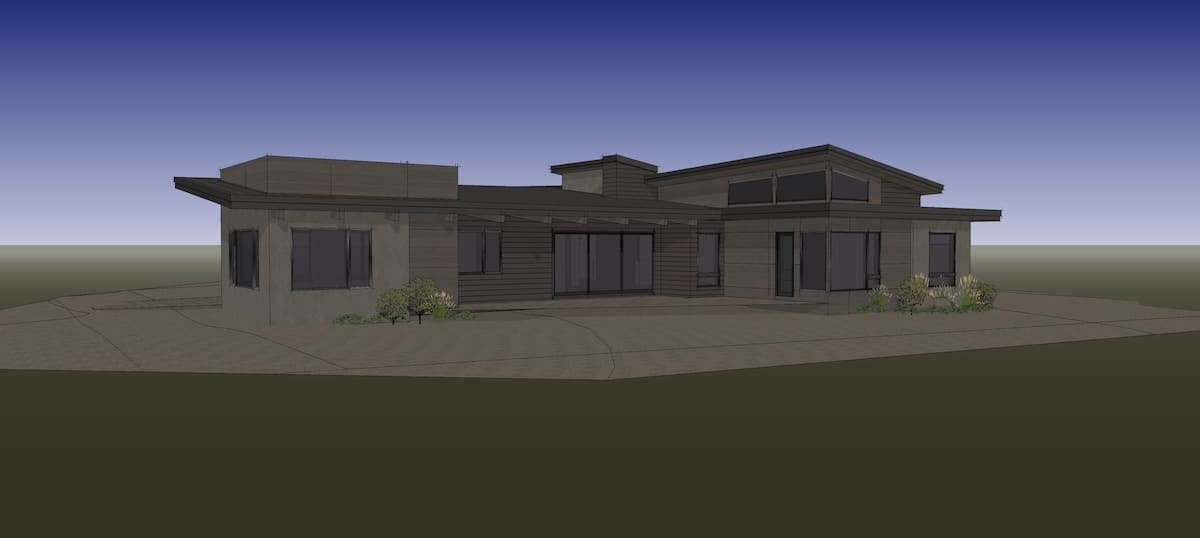 Left Side View of this 4-Bedroom, 3838 Sq Ft Plan - 202-1033