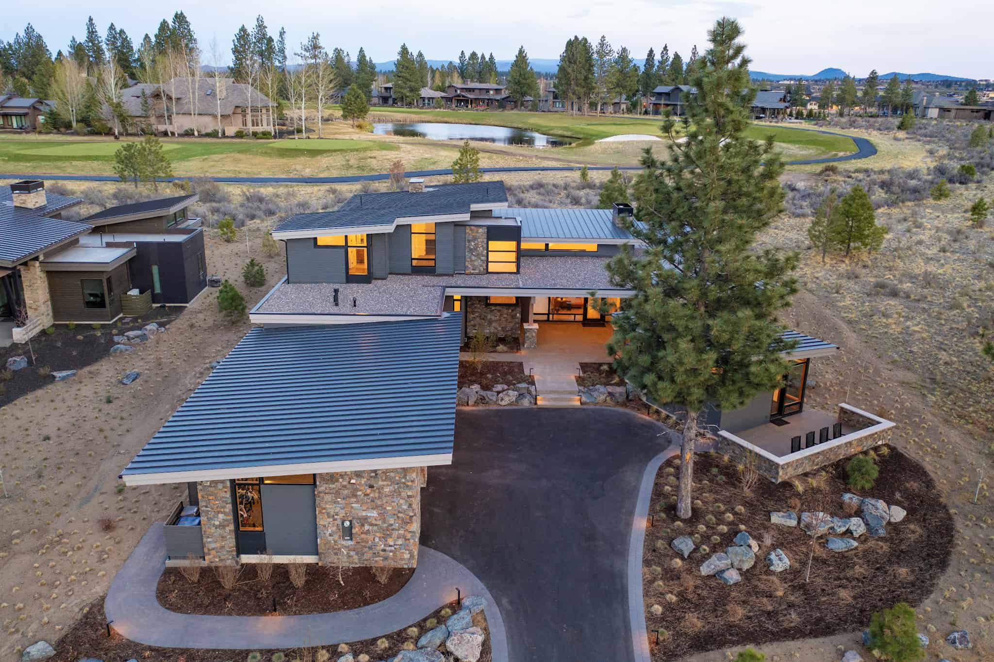 Aerial View of this 5-Bedroom,4756 Sq Ft Plan -202-1036