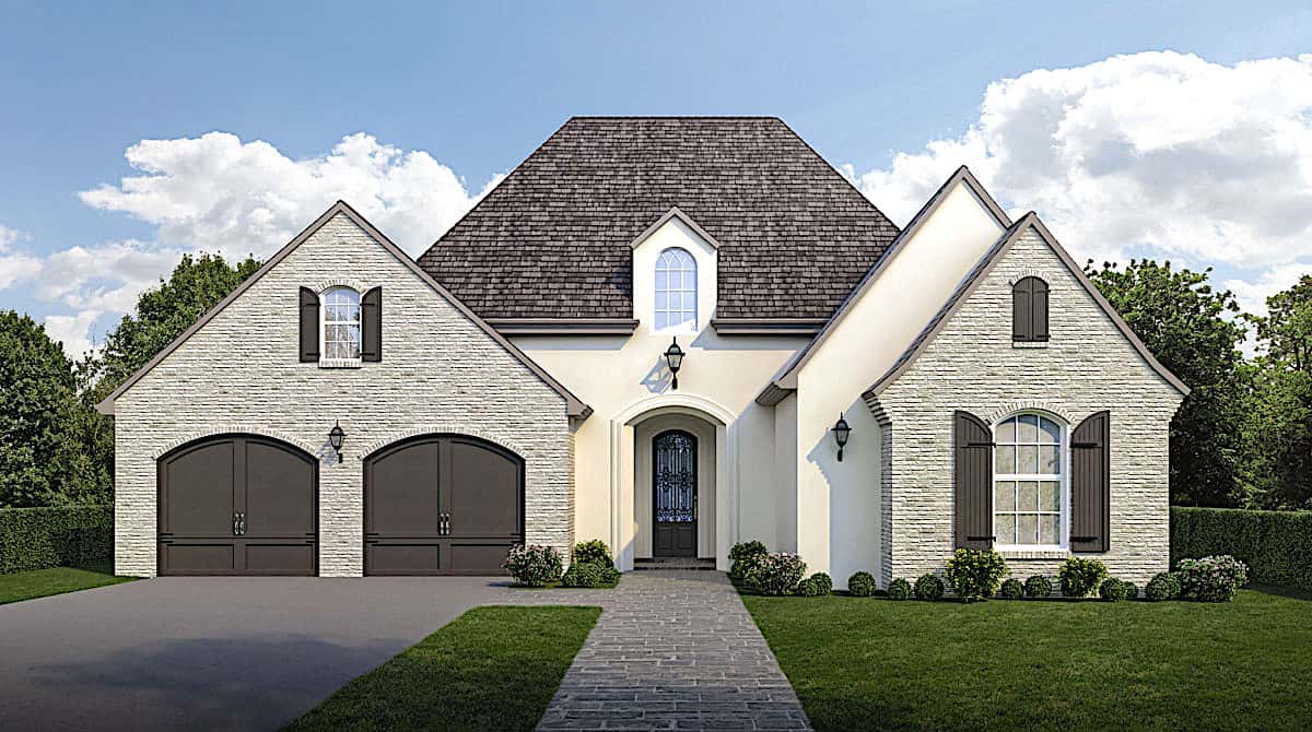 Front View of this 3-Bedroom, 1794 Sq Ft Plan - 204-1003