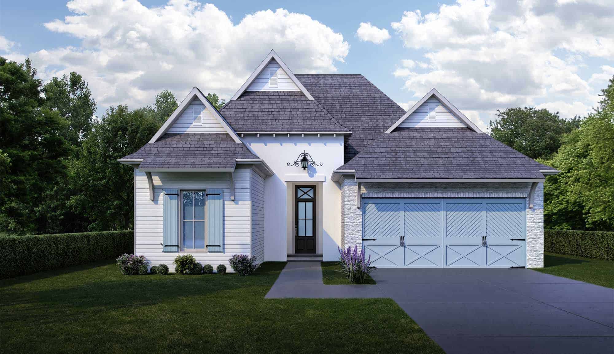 European home (ThePlanCollection: Plan #204-1006)