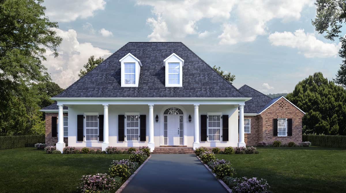 Front View of this 4-Bedroom, 2963 Sq Ft Plan - 204-1014