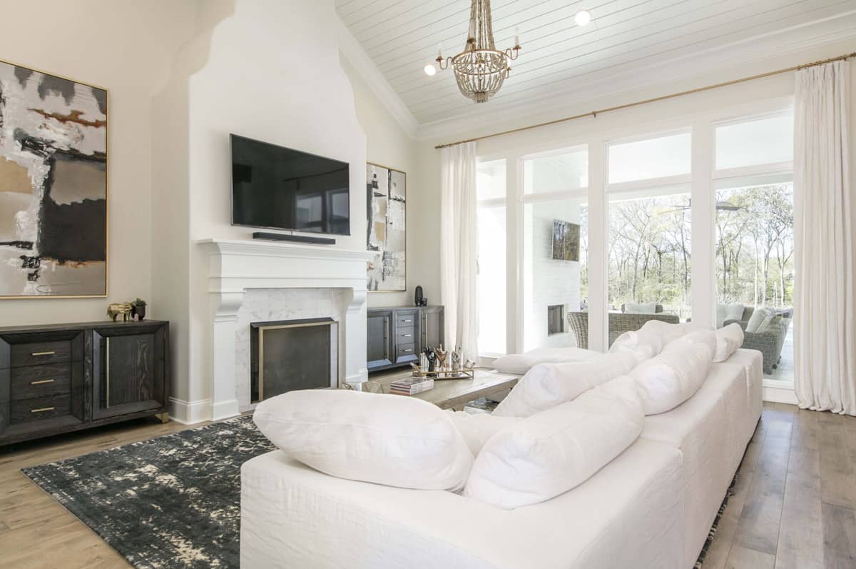 Living Room of this 4-Bedroom,3254 Sq Ft Plan -3254
