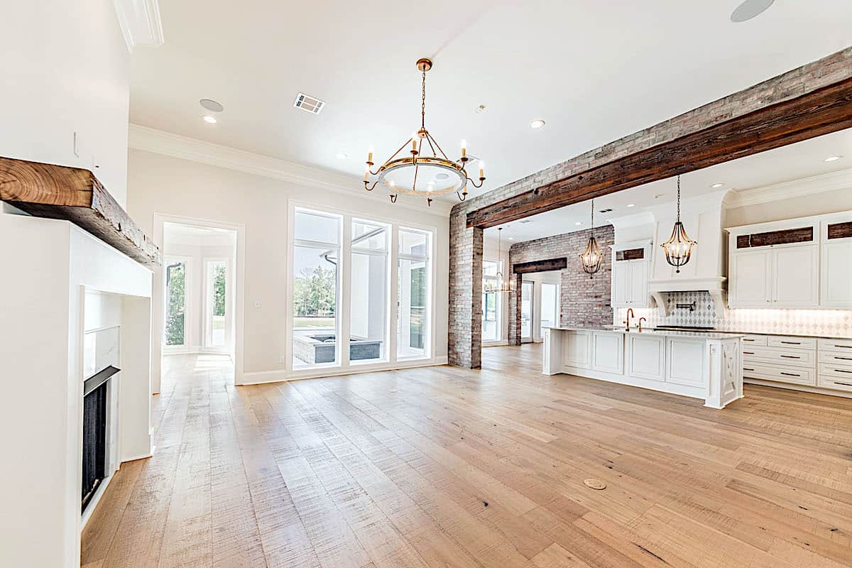 Living Room of this 4-Bedroom,4443 Sq Ft Plan -204-1020