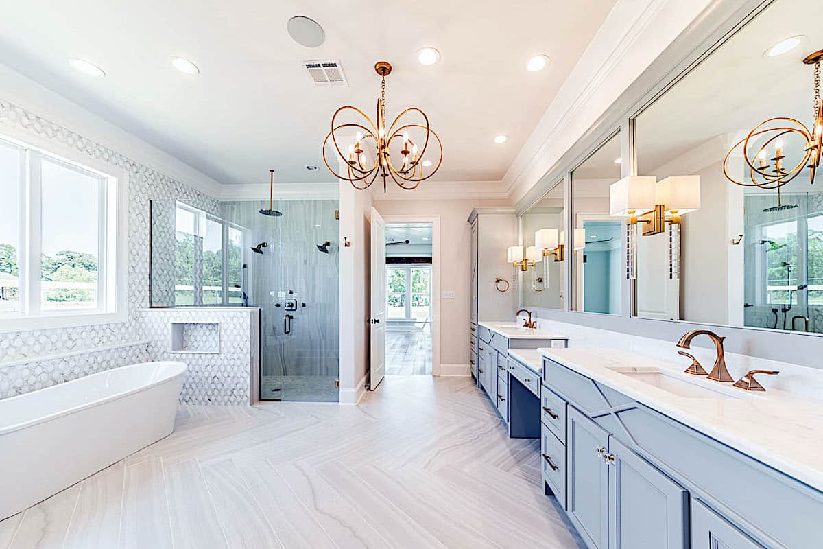 Master Bathroom of this 4-Bedroom,4443 Sq Ft Plan -204-1020