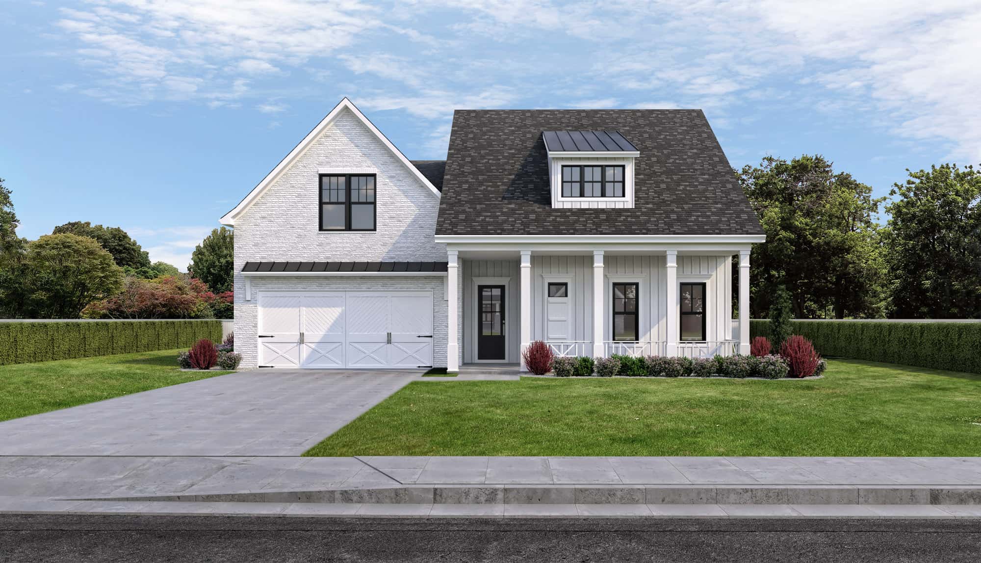 Front View of this 4-Bedroom, 2334 Sq Ft Plan - 204-1022