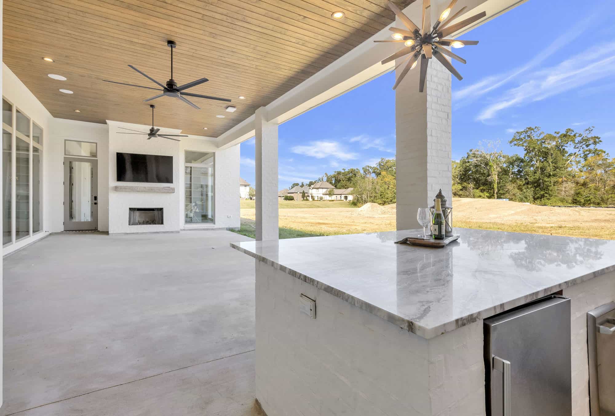 Outdoor Kitchen of this 5-Bedroom,4505 Sq Ft Plan -204-1035