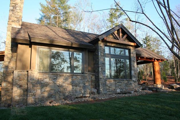 Rear View of this 2-Bedroom,681 Sq Ft Plan -681