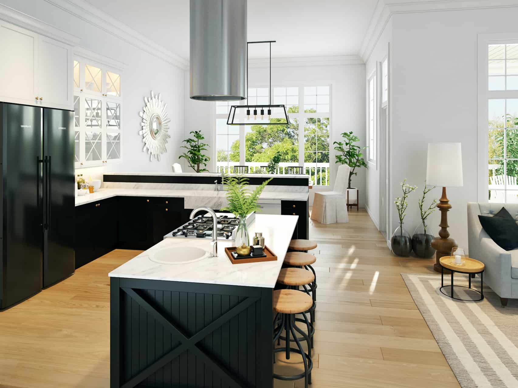 Kitchen of this 3-Bedroom, 2251 Sq Ft Plan - 205-1014