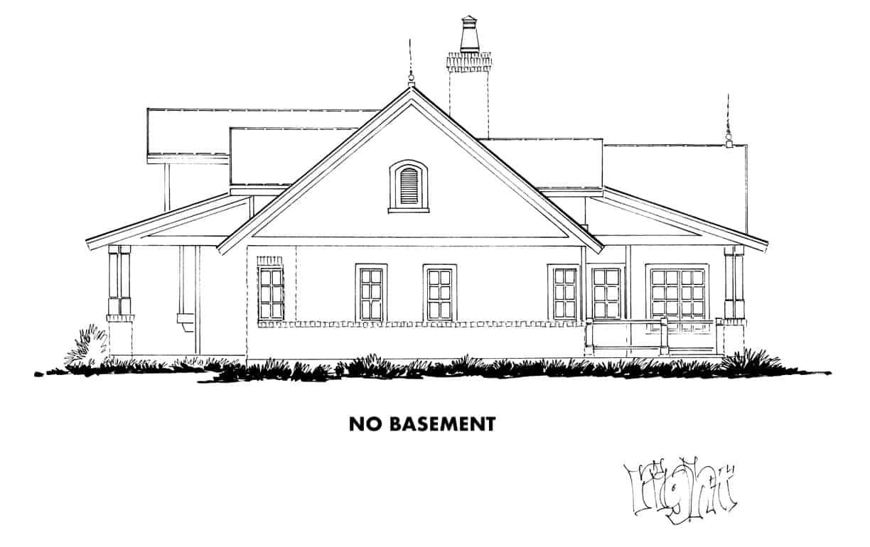 Home Plan Right Elevation of this 3-Bedroom,2251 Sq Ft Plan -205-1014