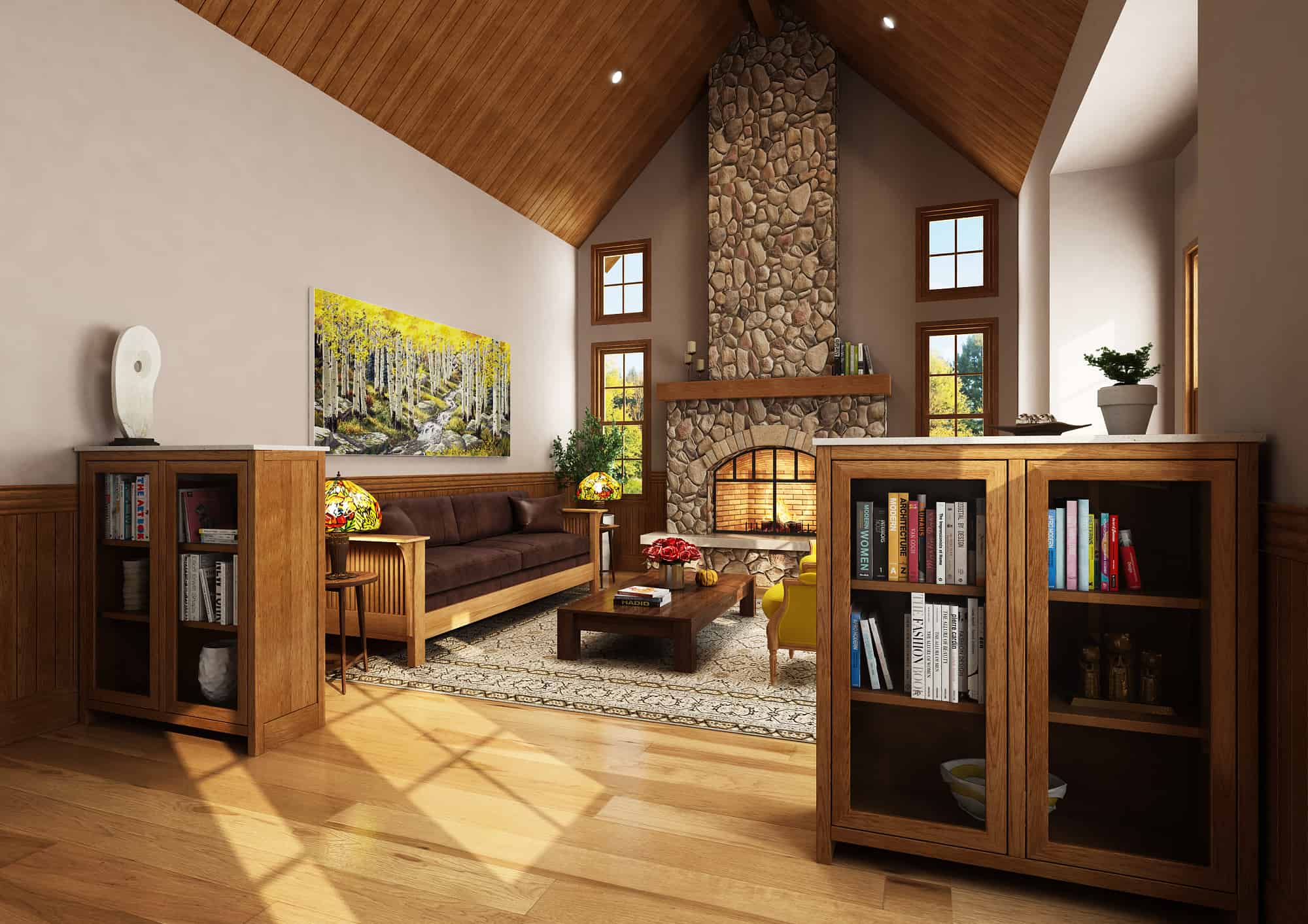 Living Room of this 3-Bedroom, 1825 Sq Ft Plan - 205-1020