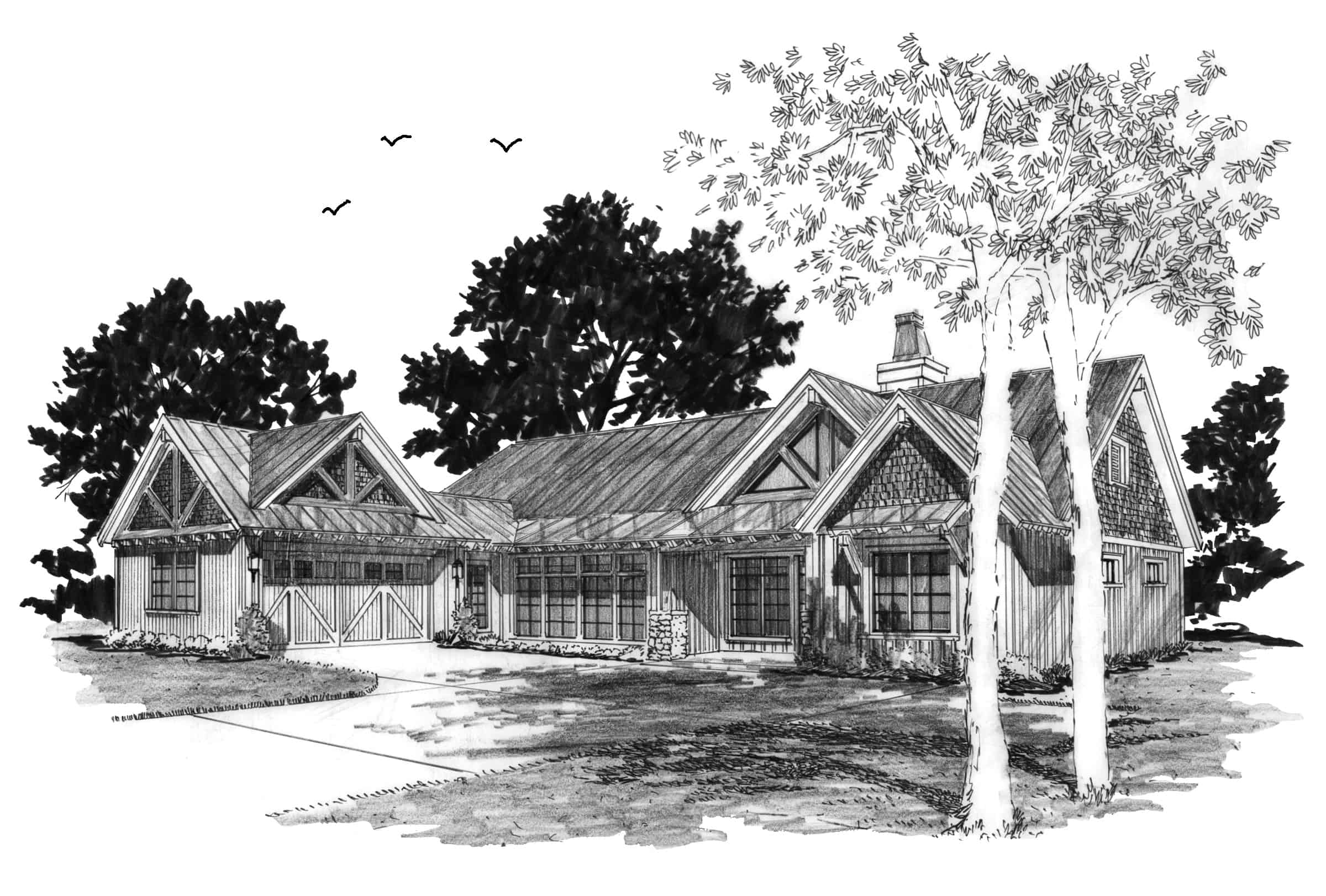 Home Plan Rendering of this 3-Bedroom,1892 Sq Ft Plan -205-1231