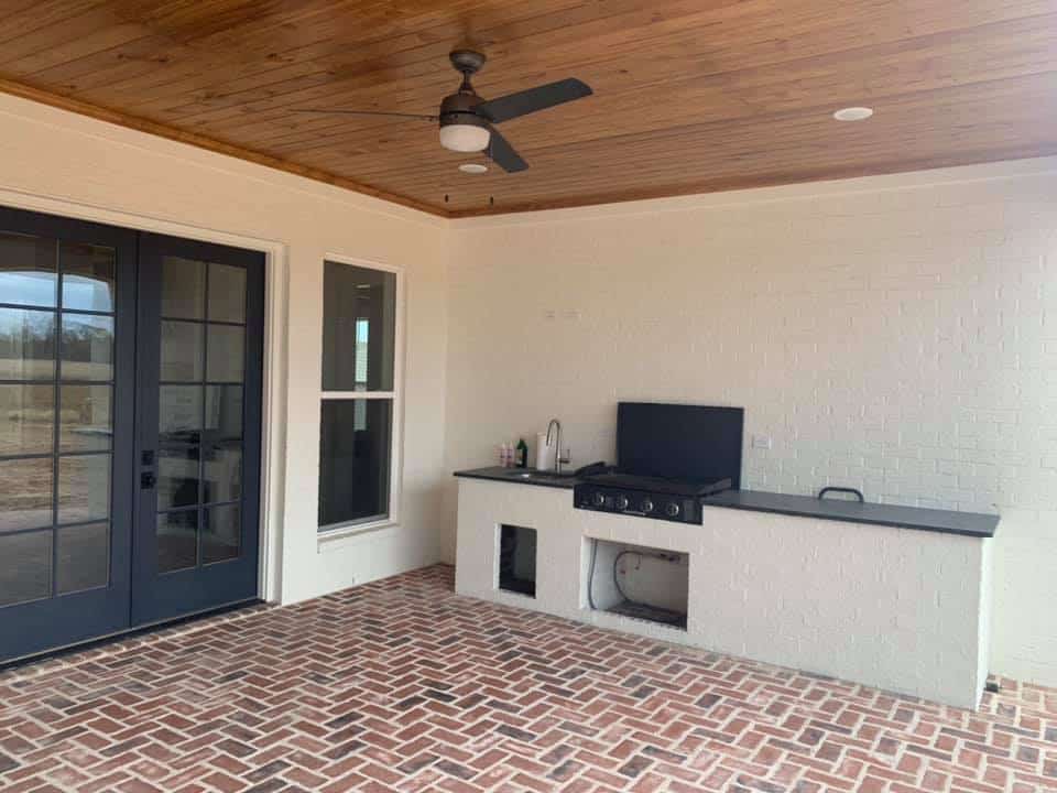 Outdoor Kitchen of this 3-Bedroom,2535 Sq Ft Plan -206-1007
