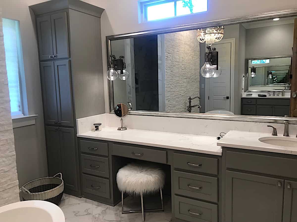 Master Bathroom: Sink/Vanity of this 4-Bedroom,3527 Sq Ft Plan -206-1021