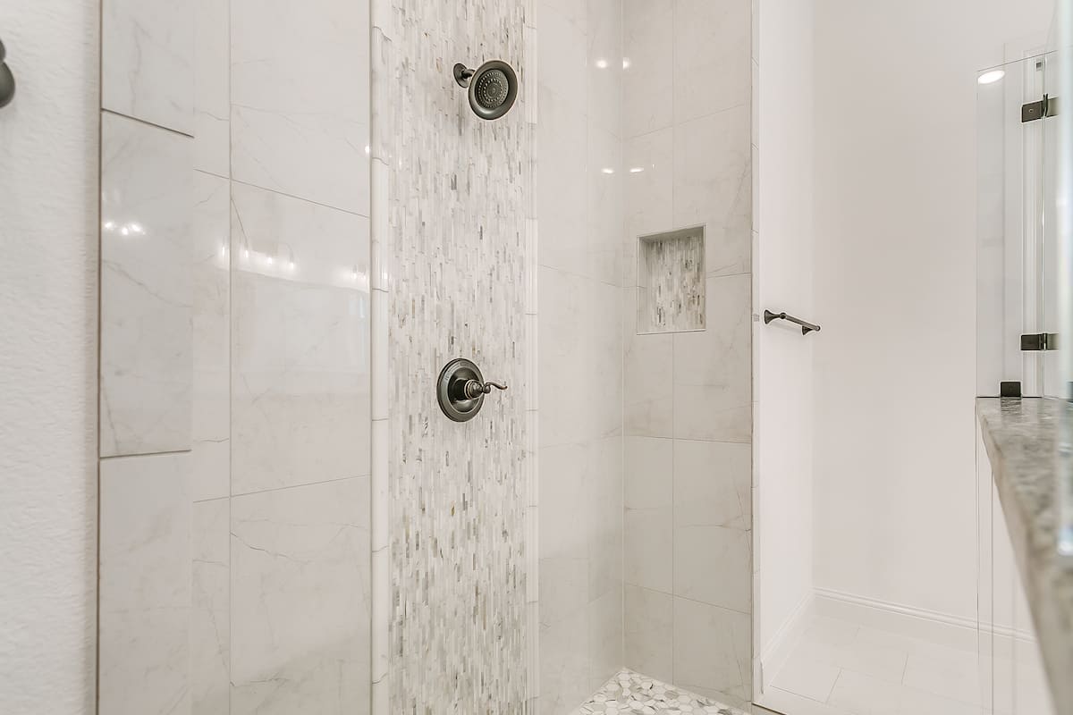 Master Bathroom: Shower of this 4-Bedroom,2765 Sq Ft Plan -206-1048