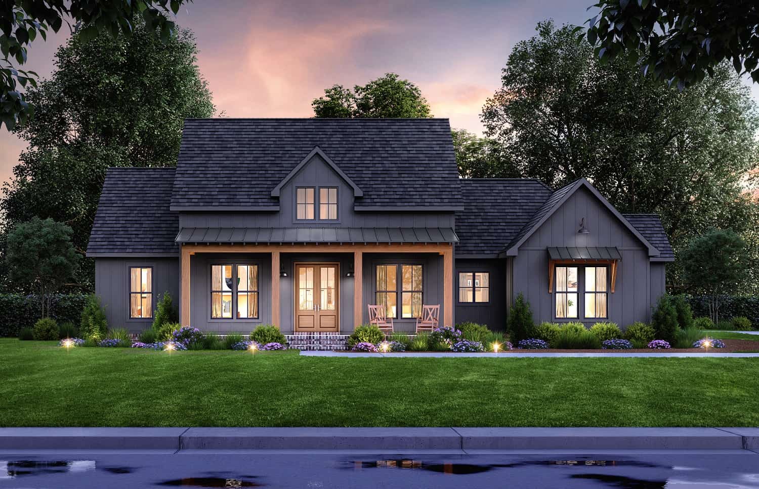Side View of this 4-Bedroom,2291 Sq Ft Plan -206-1061