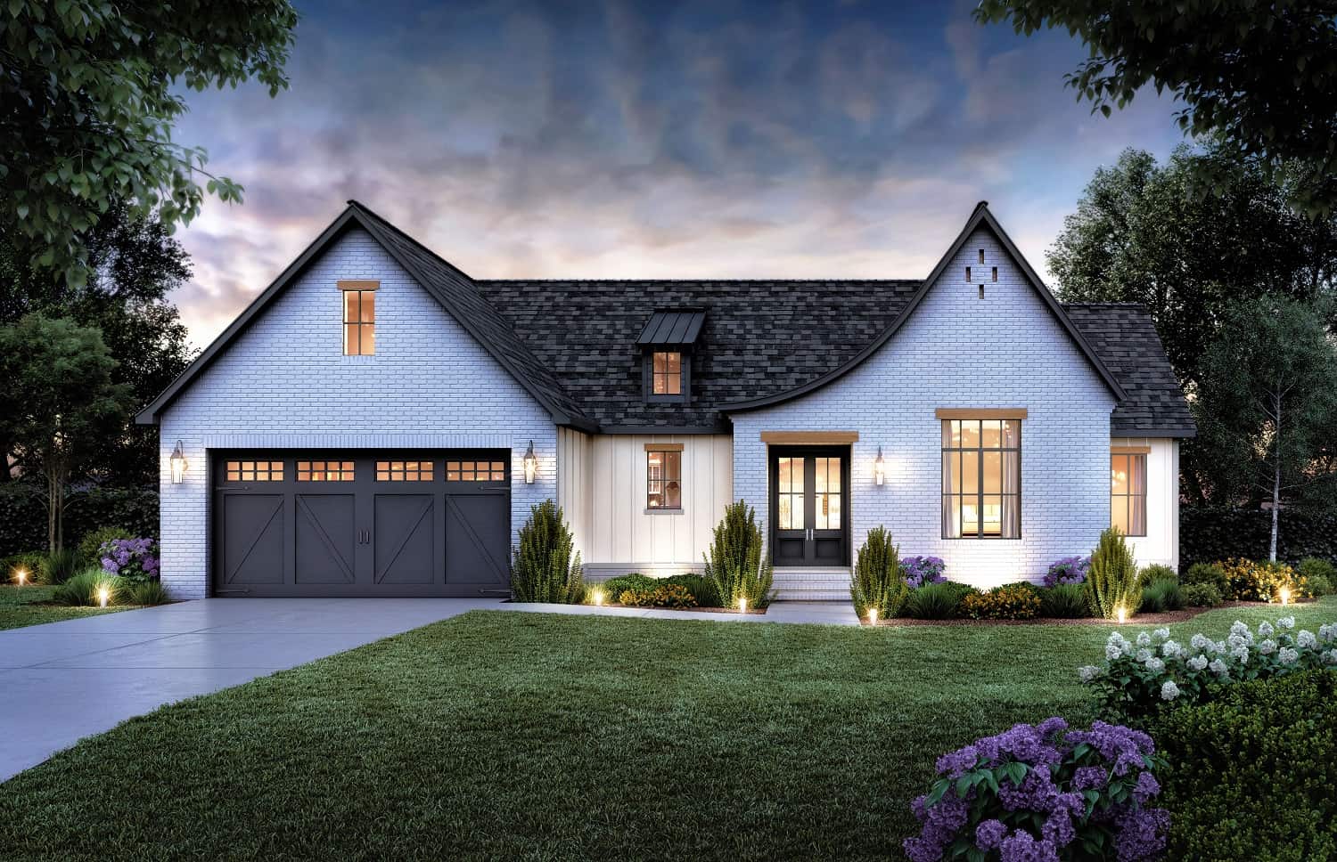 Front View of this 3-Bedroom,1818 Sq Ft Plan -206-1062