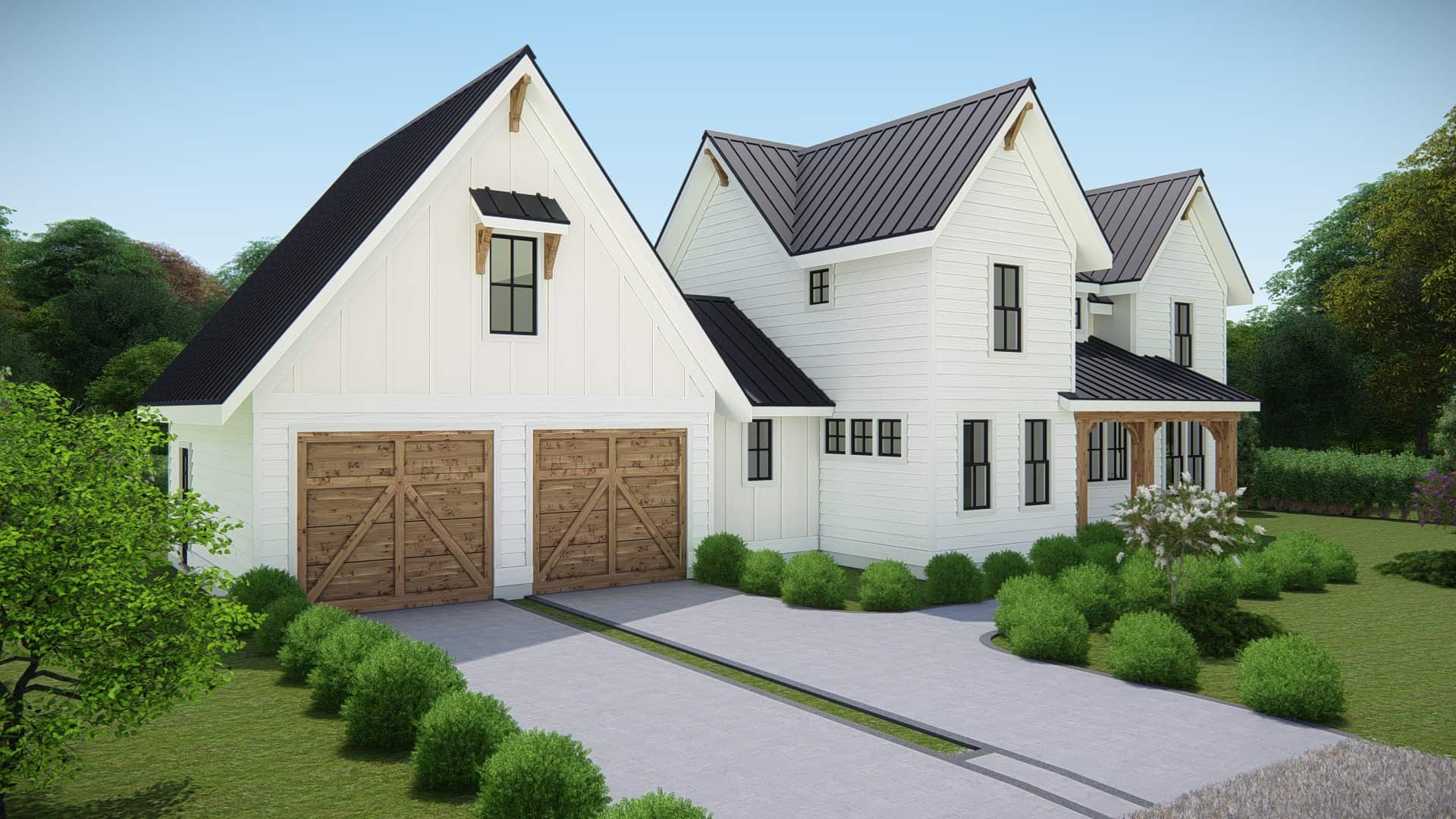 Garage of this 2-Bedroom, 2063 Sq Ft Plan - 207-1000